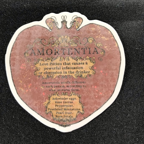 Amortentia Witchy Sorceress Supreme Potion B0ttle Label Sticker - Picture 3 of 8